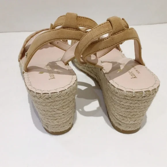Kate Spade NWOT Size 8.5 Tan Women's Sandals - Picture 5 of 7